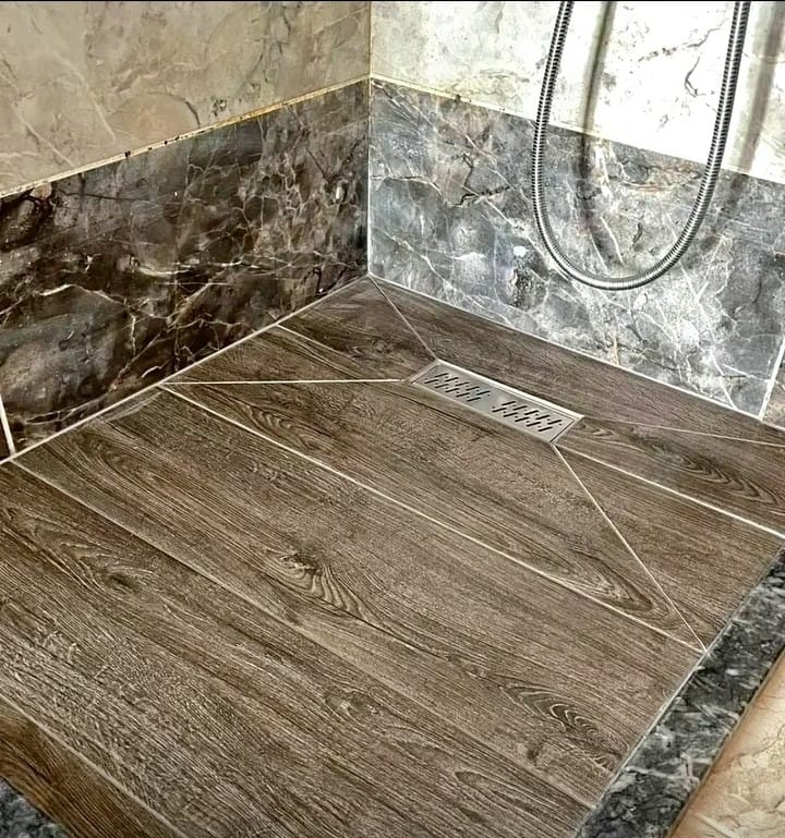 Banyo tadilat projesi - lüks modern banyo fayans döşeme ve armatür montajı